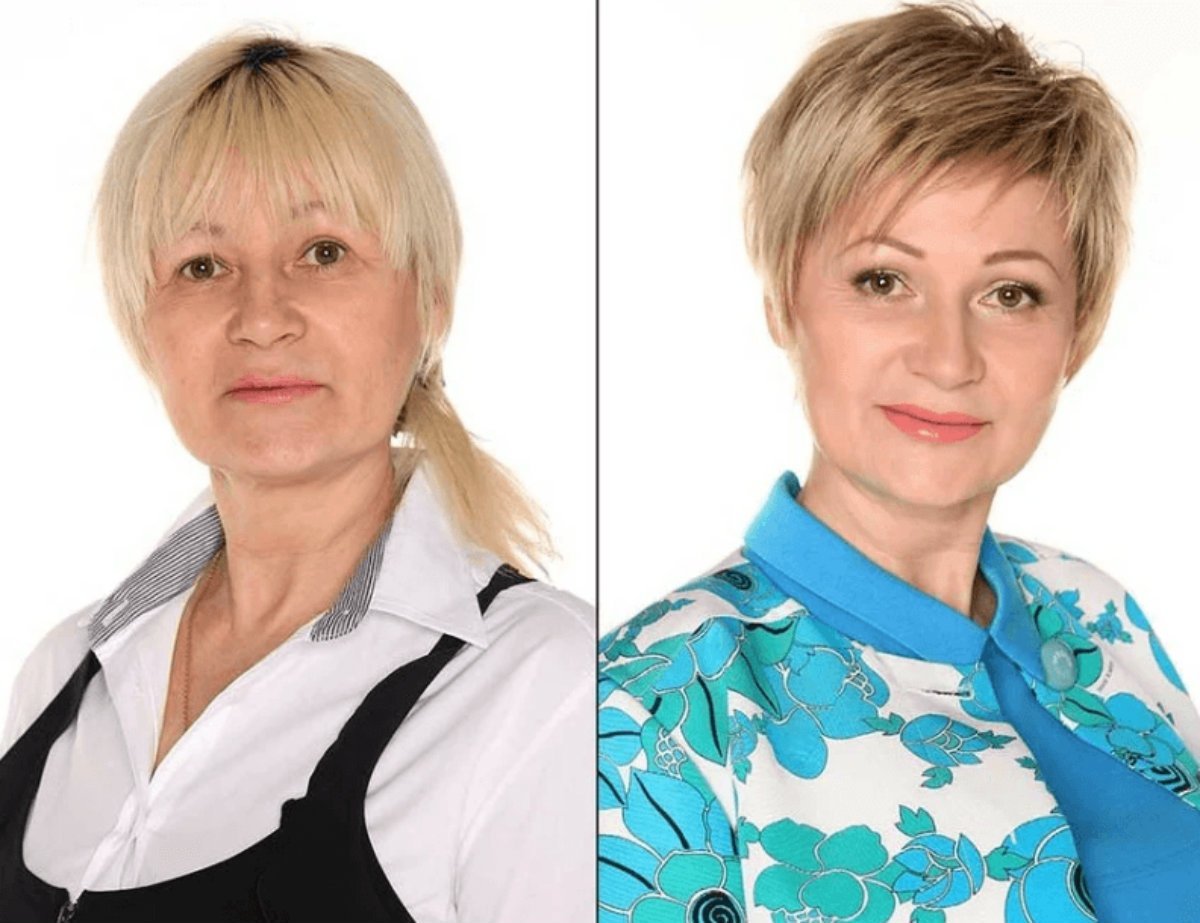 Стрижки для женщин 50+ Боб после 50 Пикси