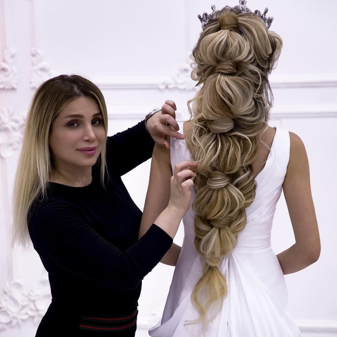 Прически на бал на длинные волосы