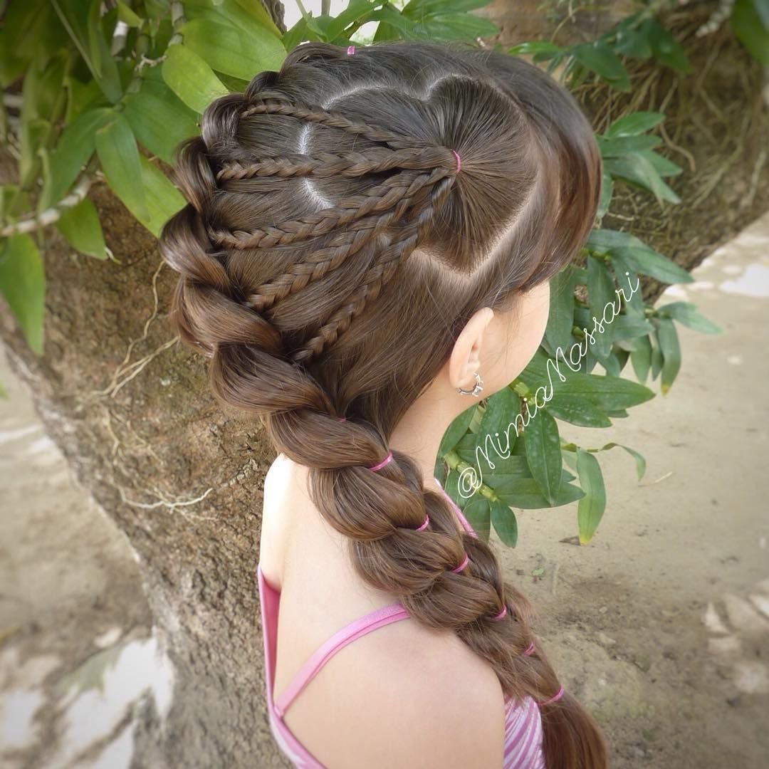 Косички для девочек на длинные волосы
