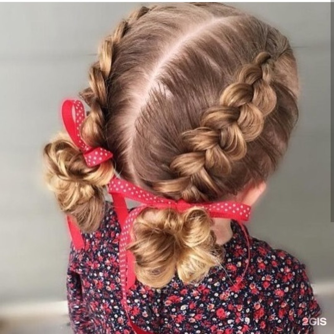 Причёски для девочек в садик