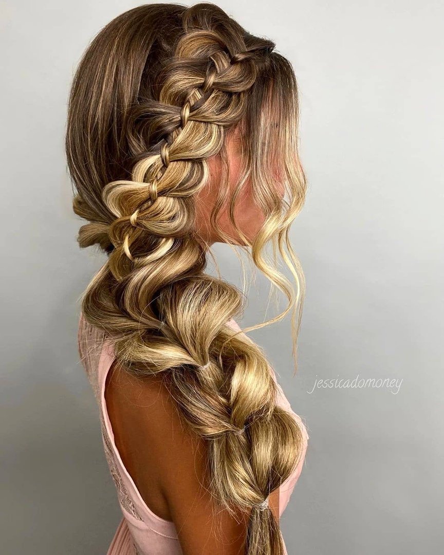 Объемные косички