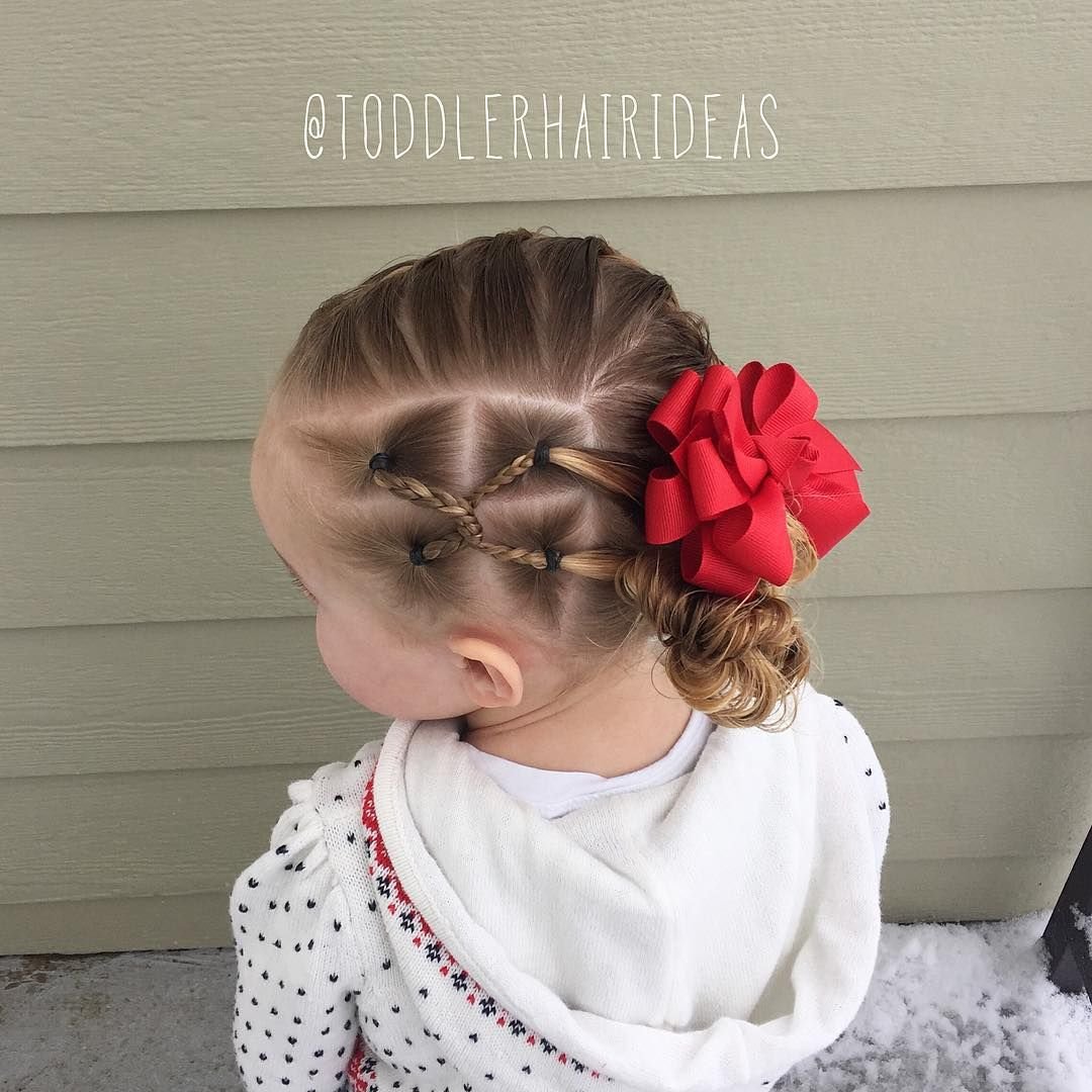 Необычно украшенные прически для девочек