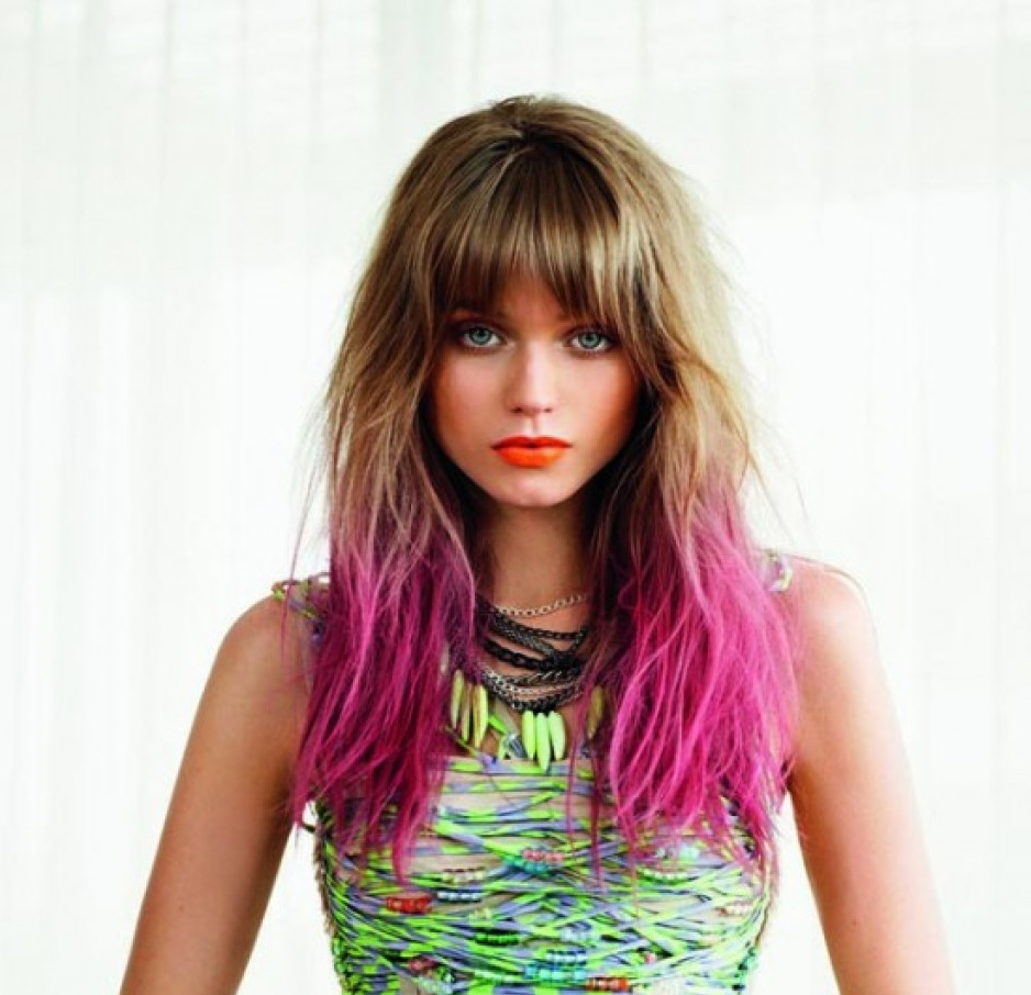 Кендалл Дженнер с челкой