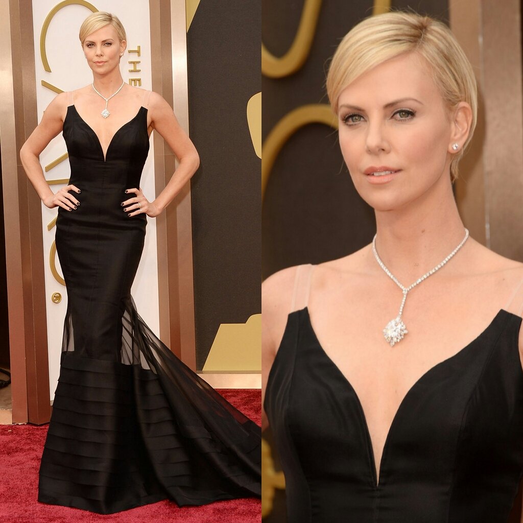 Прическа под черное платье