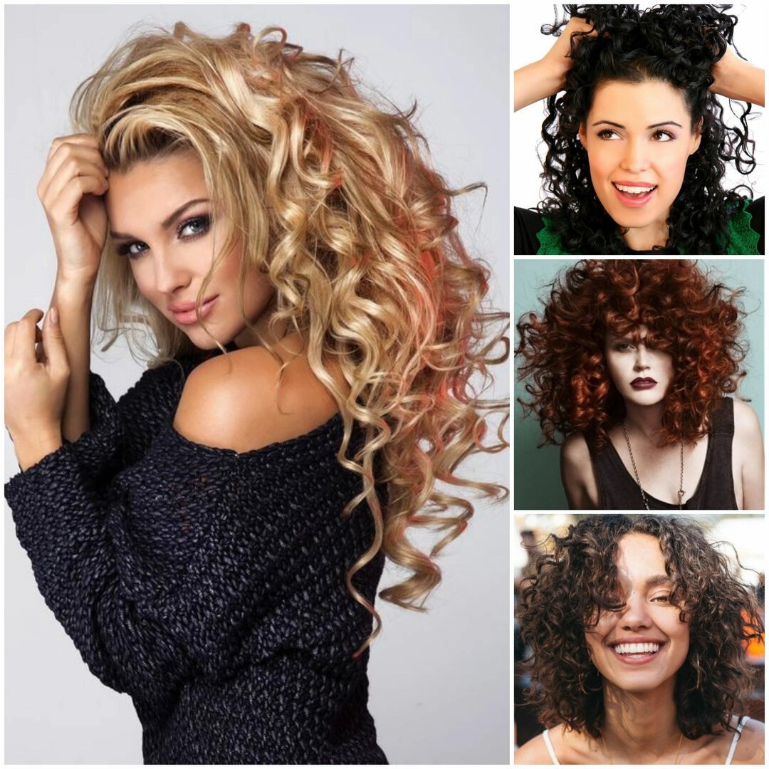 Современная завивка волос