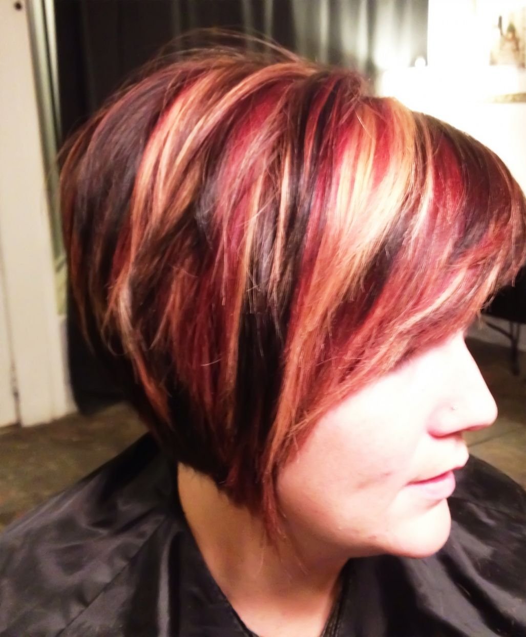 Колорирование Боб каре асимметрия