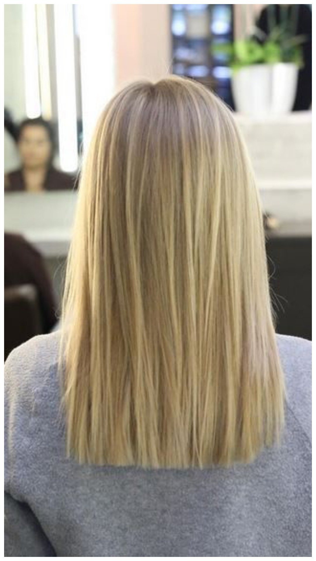 Стрижка удлинённое каре прямой срез