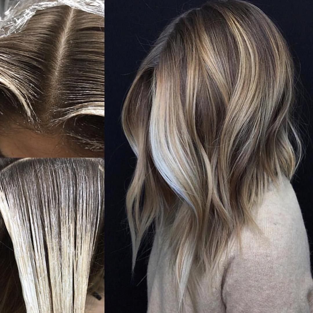 Техники окрашивания волос балаяж схема