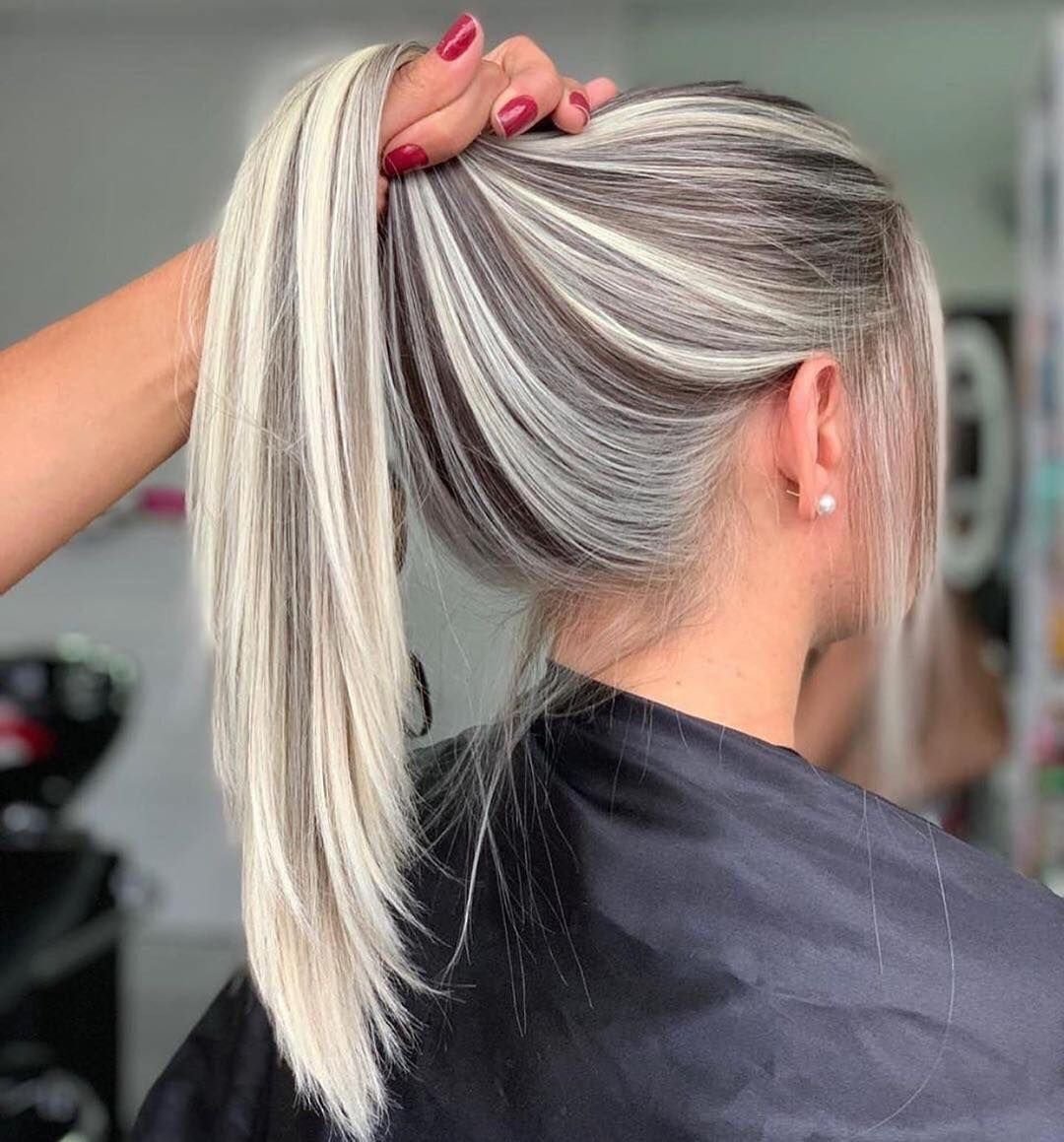 Мелирование слайсами техника