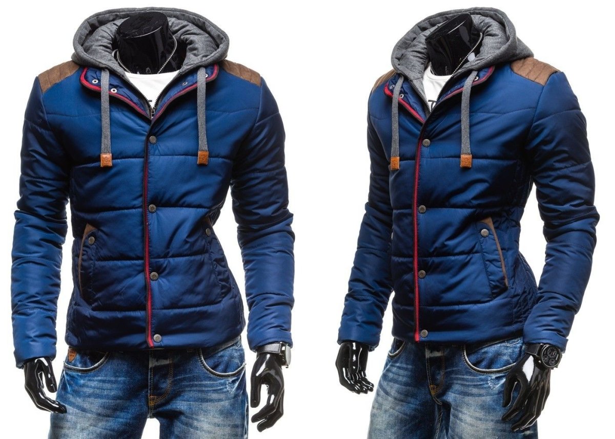 Куртка зимняя мужская разноцветная