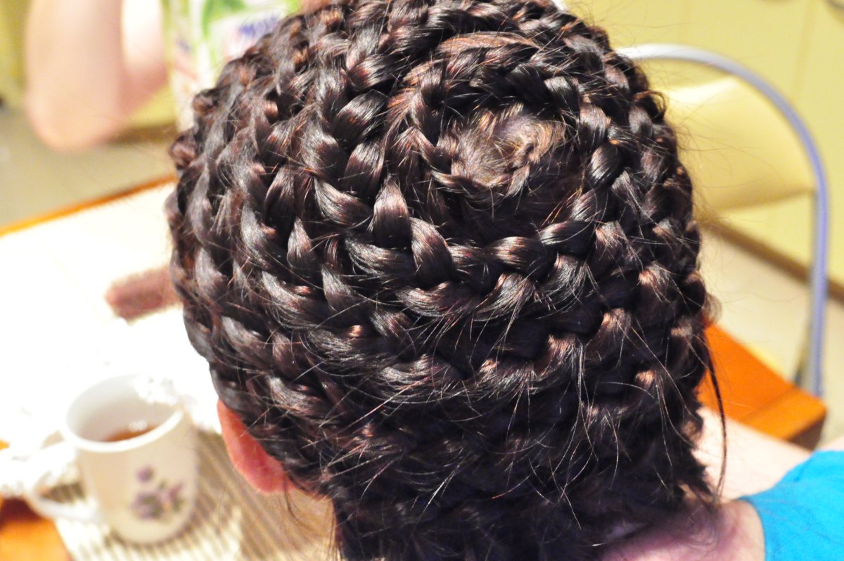 Прически с ленточками для девочек