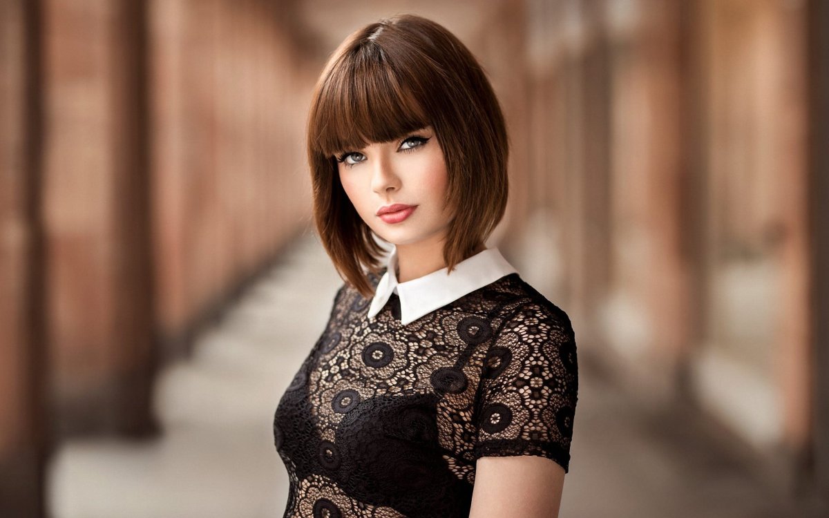 Long Bob с челкой