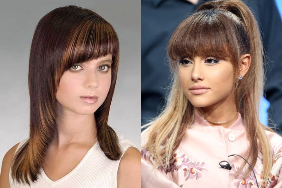 Ровное каре с челкой