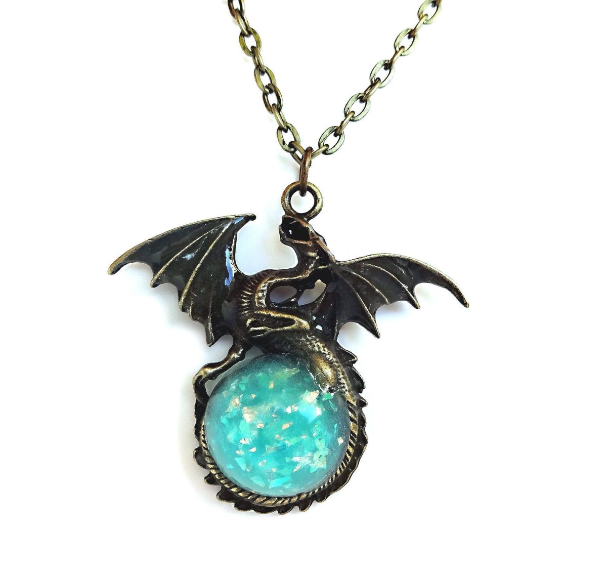 Кулон "черный дракон" pbd0001