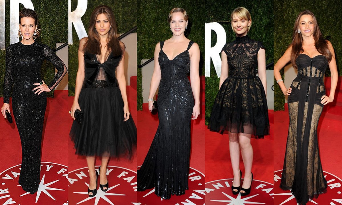 Прическа под черное платье