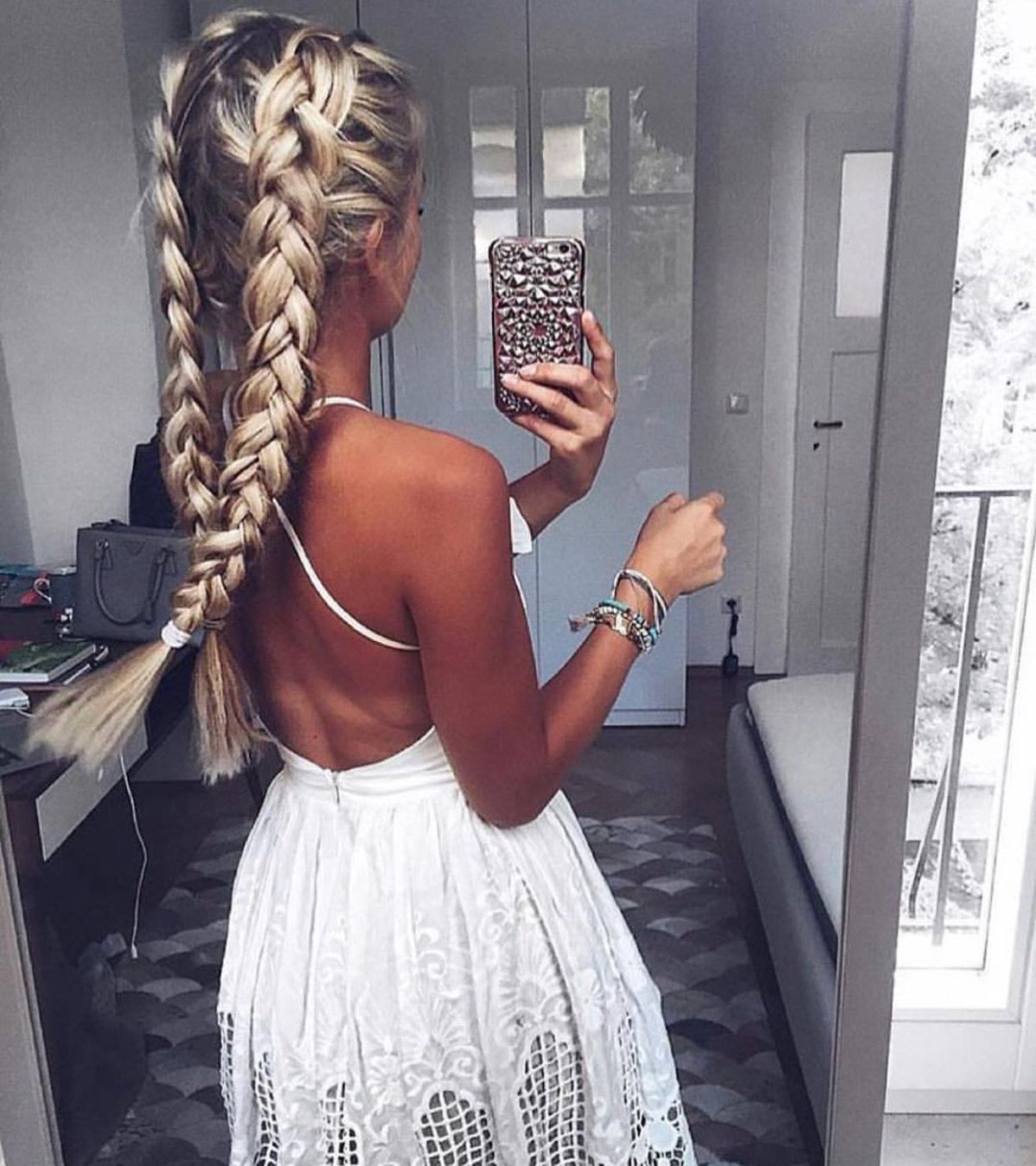 Косы на светлые волосы