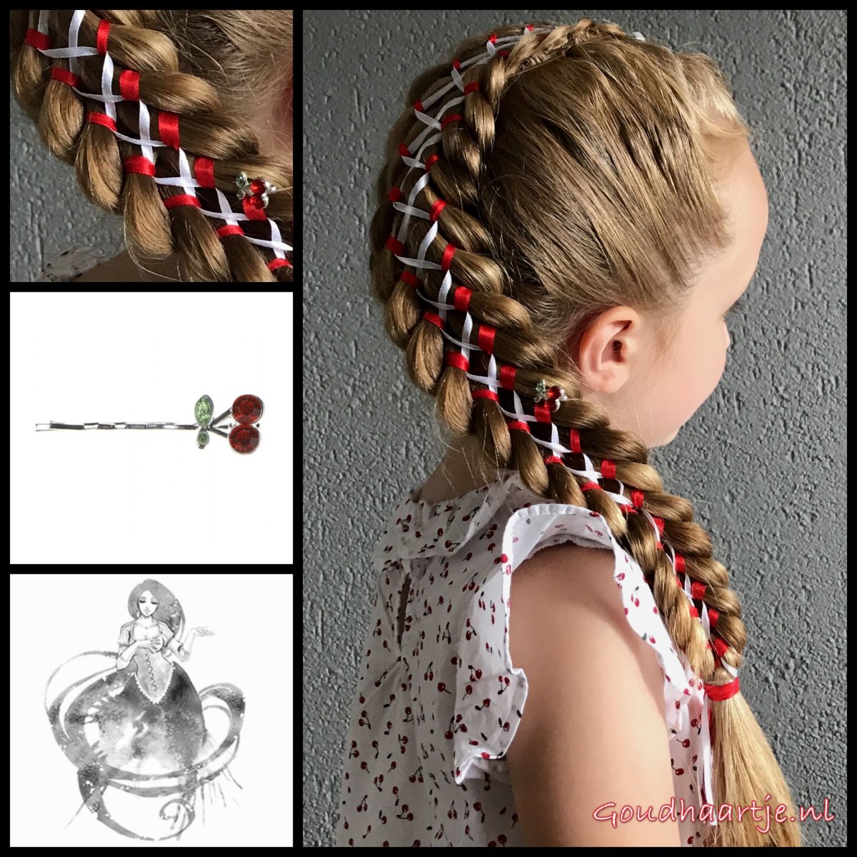 Корзинка из двух косичек