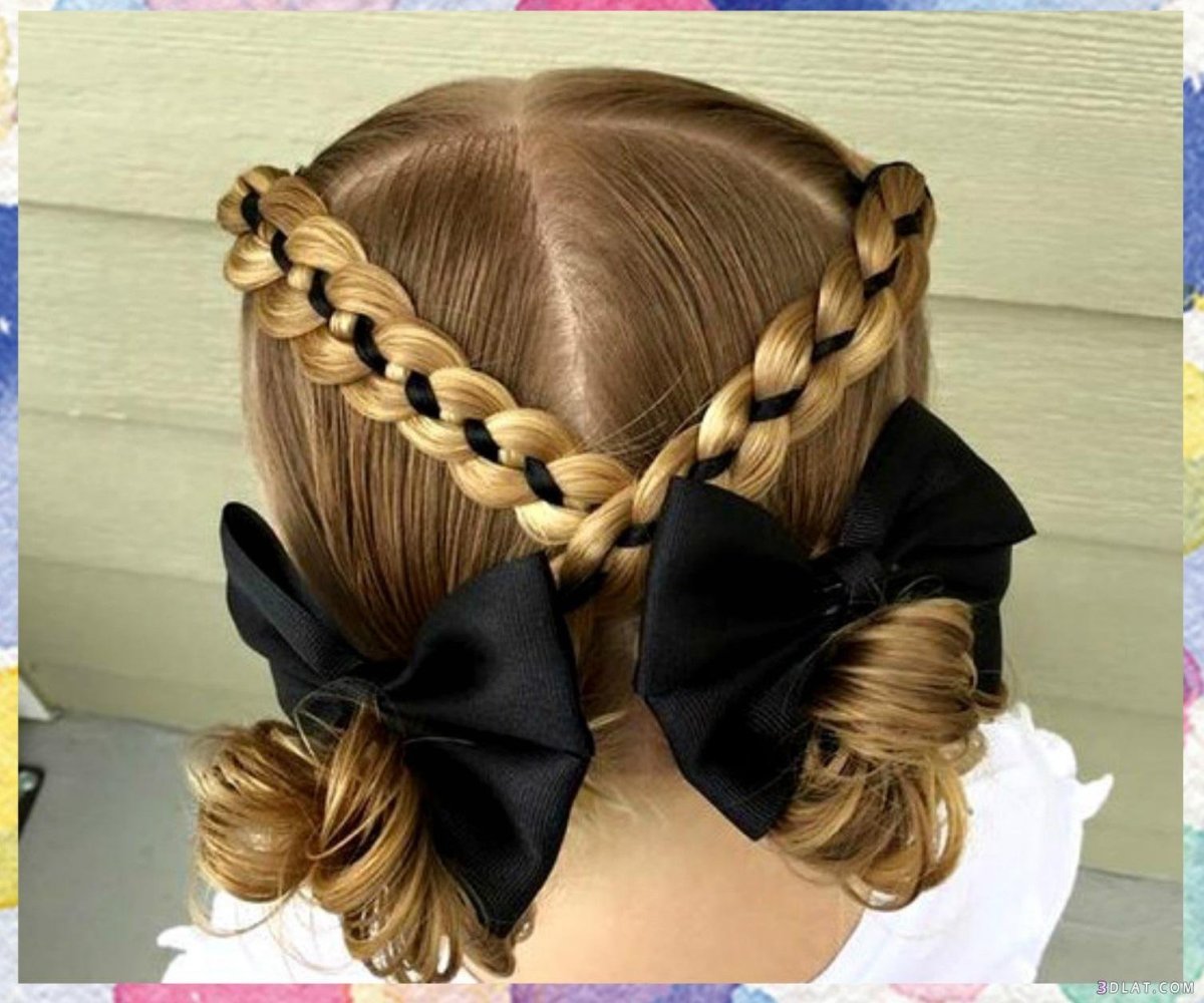 Прическа баранки