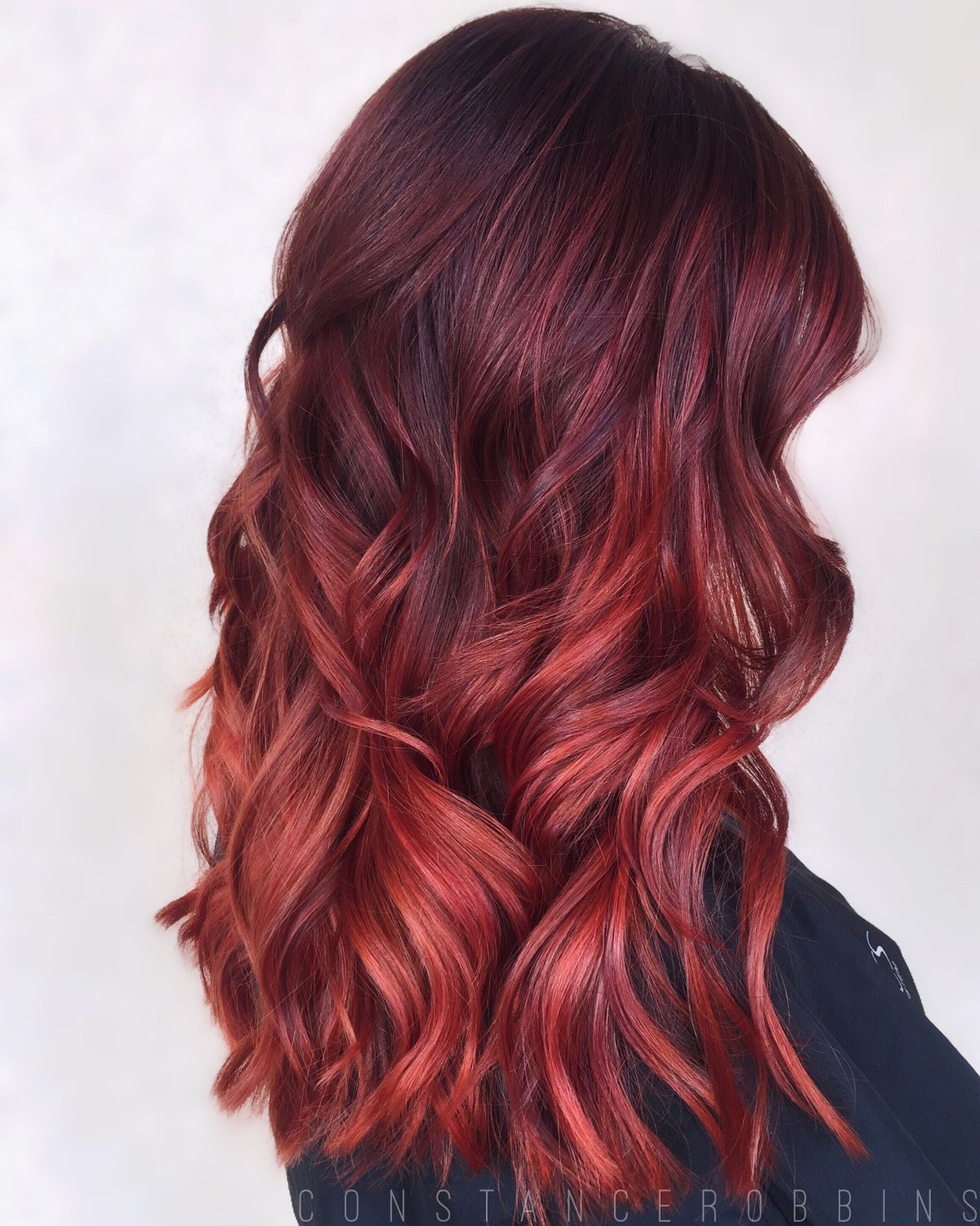 Шатуш с красным оттенком