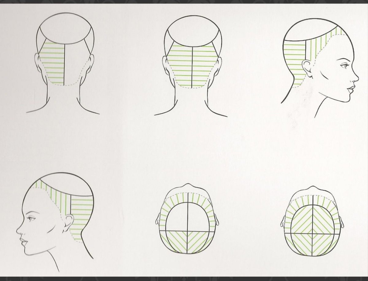 Мелкое мелирование на темные волосы