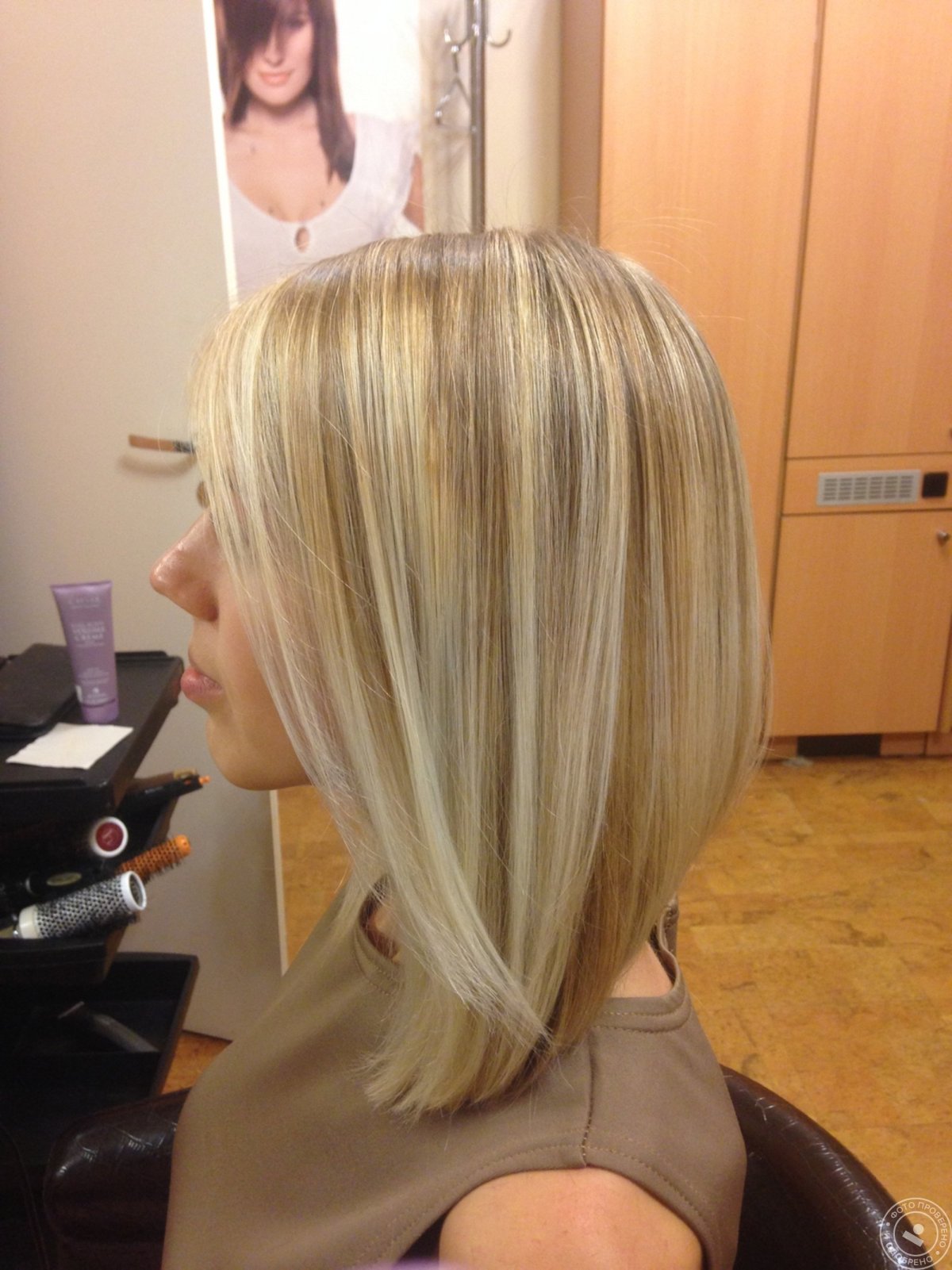 Веерная техника мелирования схема