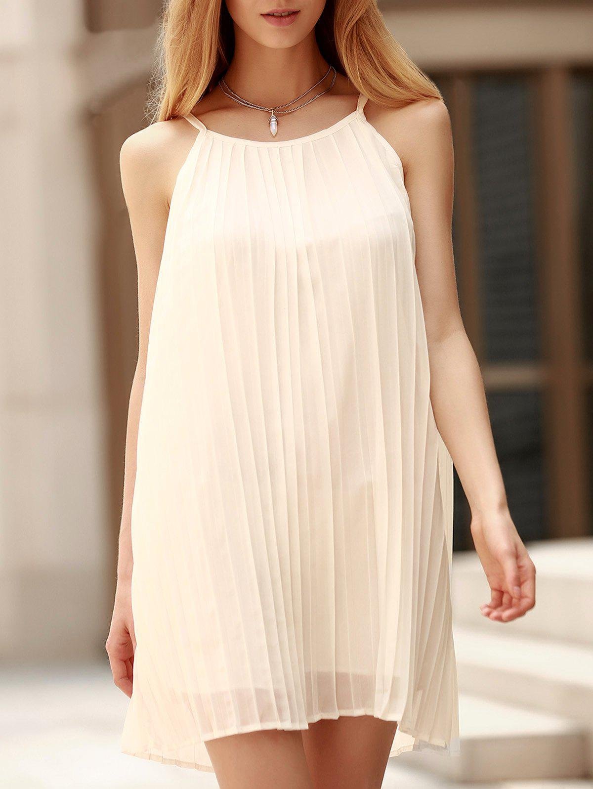 Платье плиссированное летнее