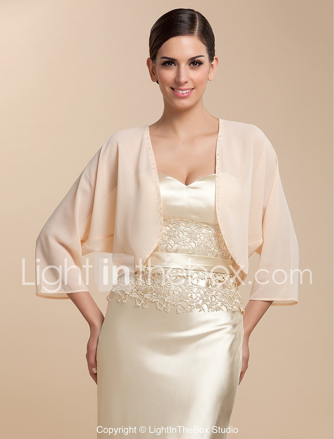 Накидка на платье вечернее