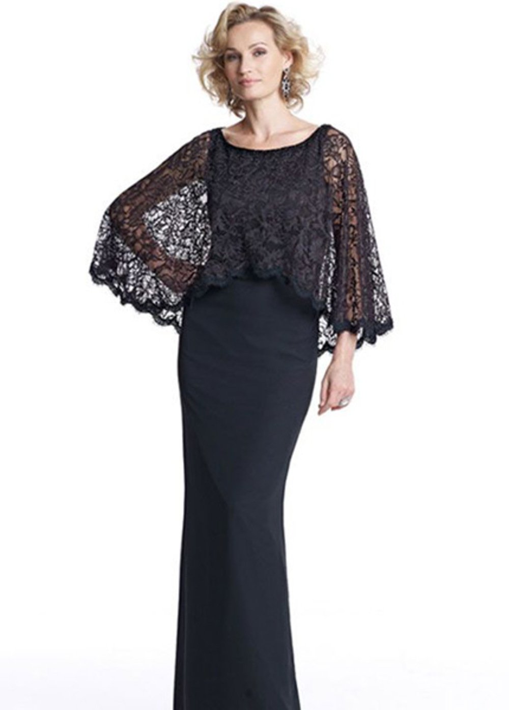 Нарядная накидка на вечернее платье