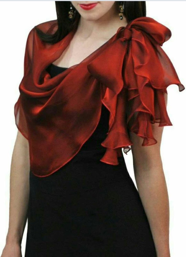 Палантин для вечернего платья