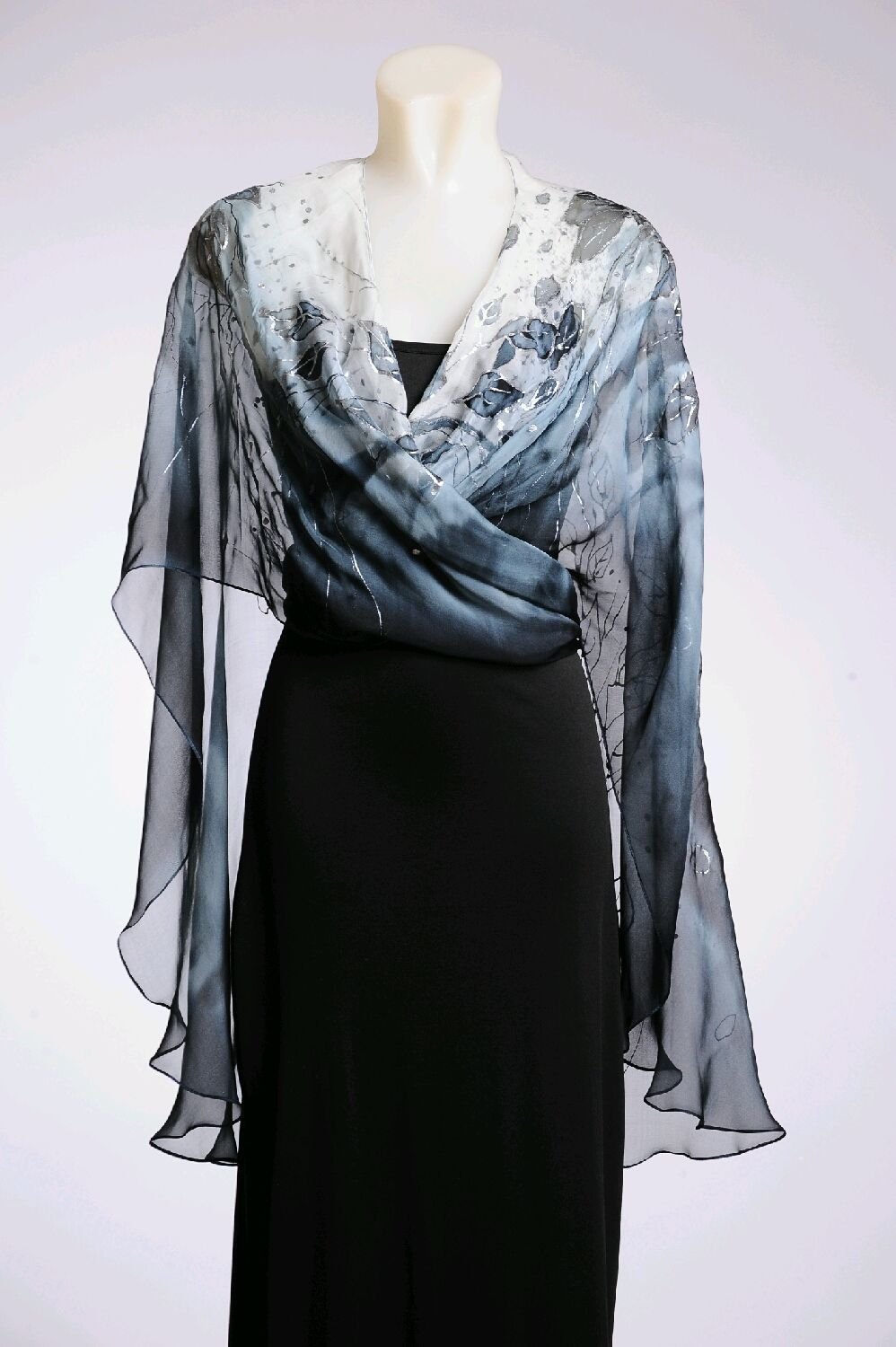 Накидка на платье вечернее