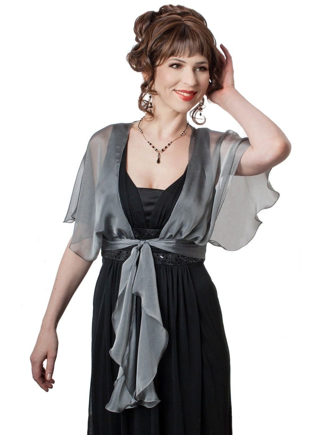 Накидка на платье вечернее на женщину