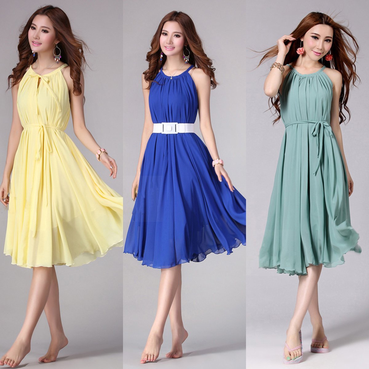 Шифоновое платье солнышко