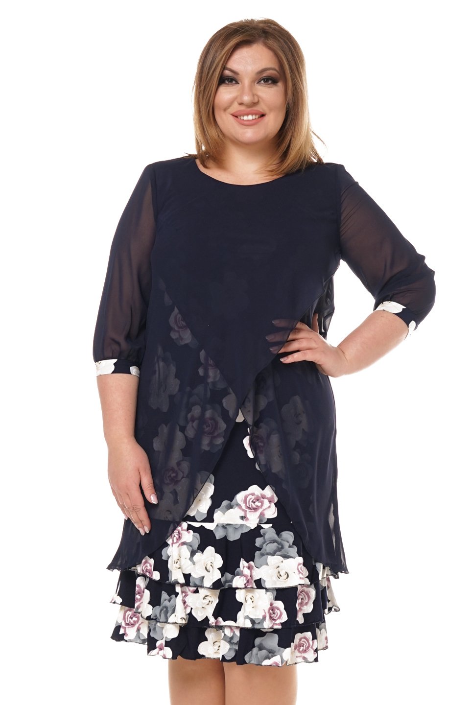 Двойное платье из шифона