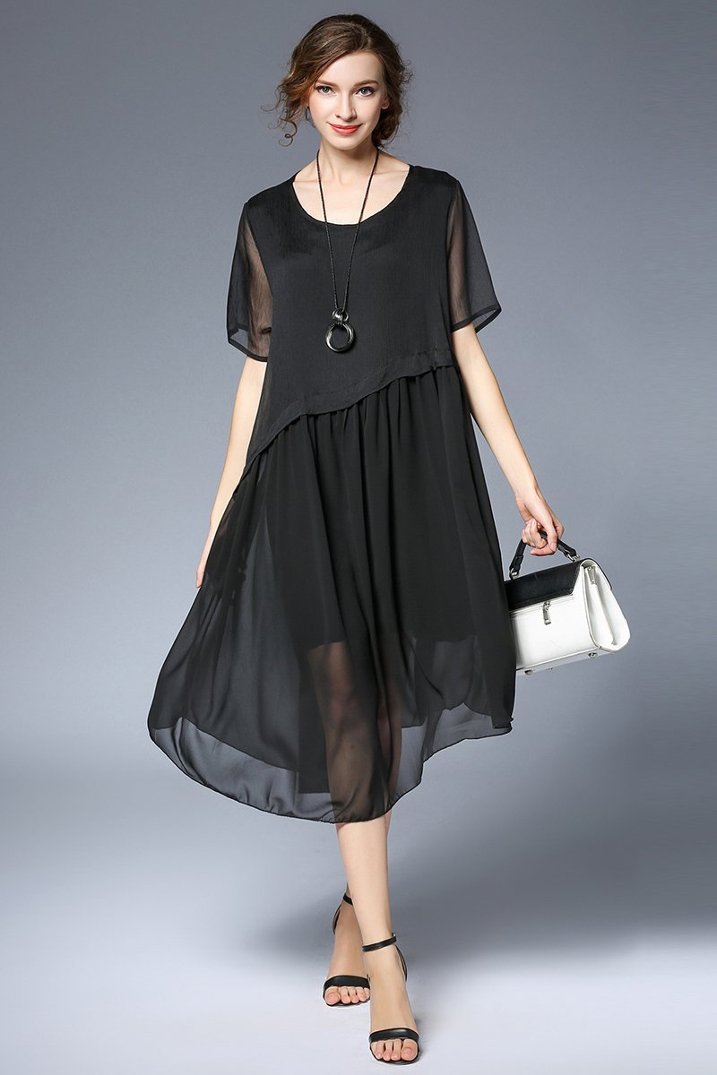 Платье из шифона