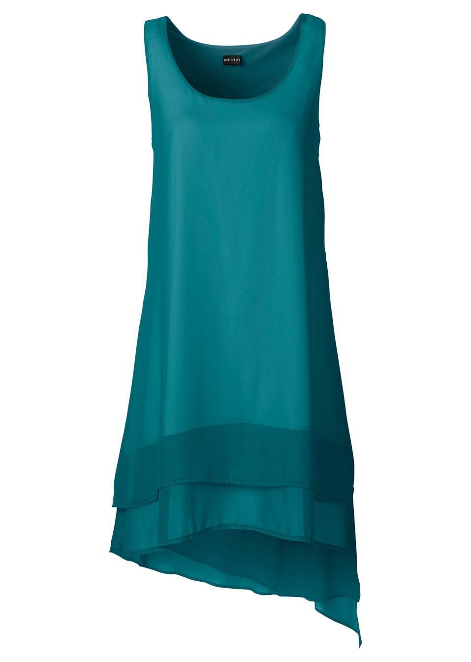 Платье шифоновое голубой Бонприкс