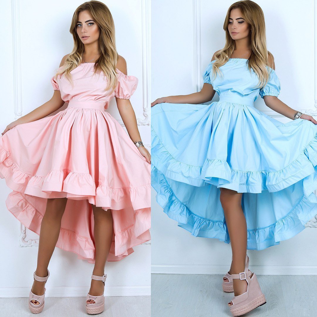 Пышное летнее платье