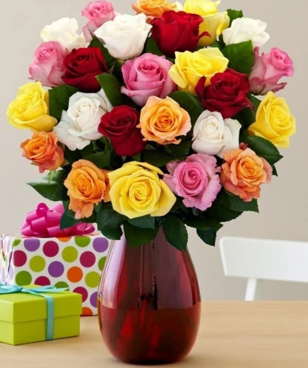 С днём рождения воспитательнице цветы