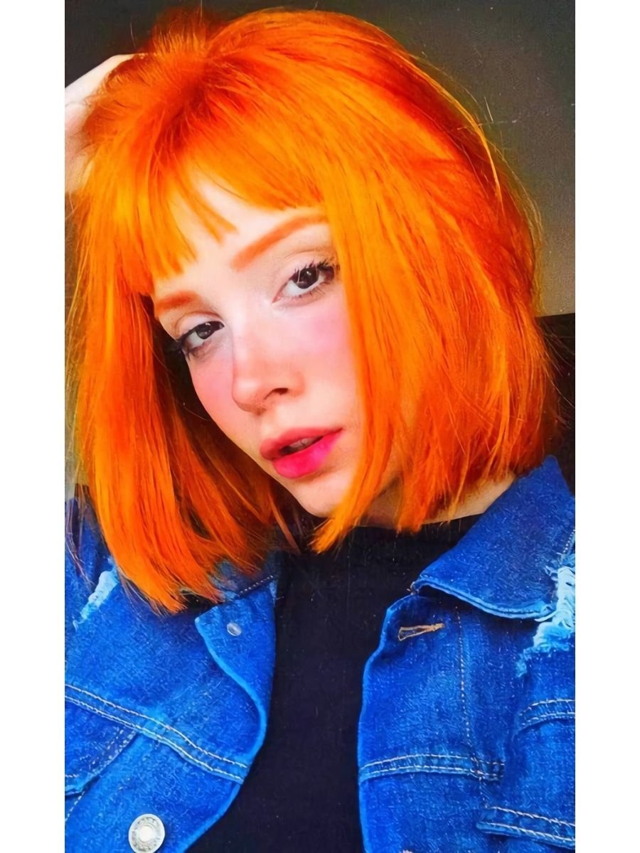 Стрижка на длинные волосы с челкой