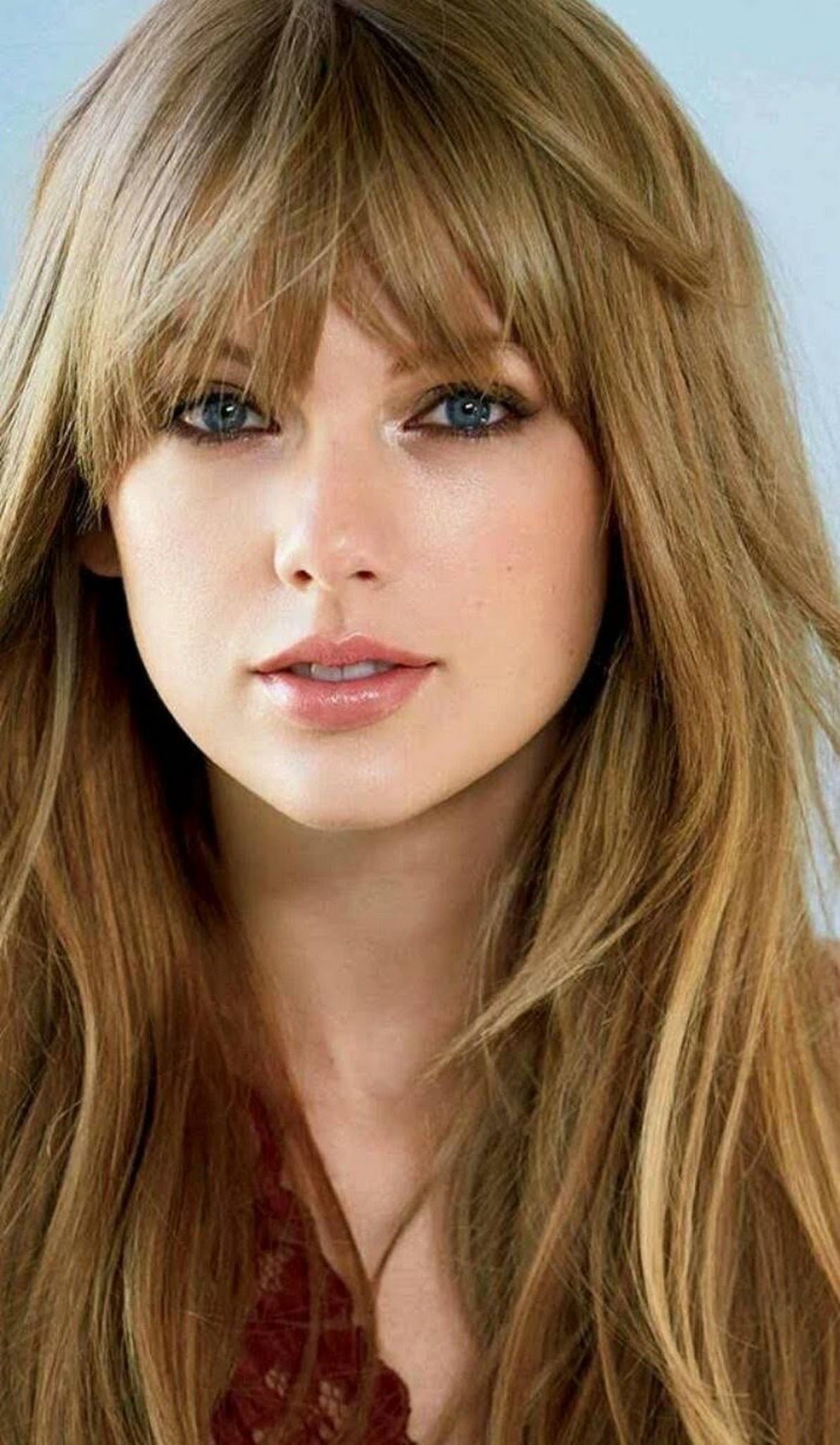 Рыжее каре с челкой