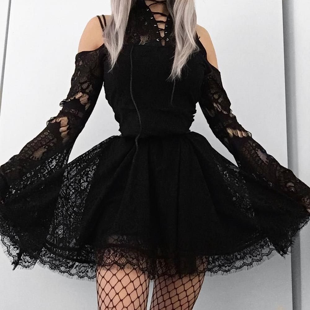 Готические платья короткие