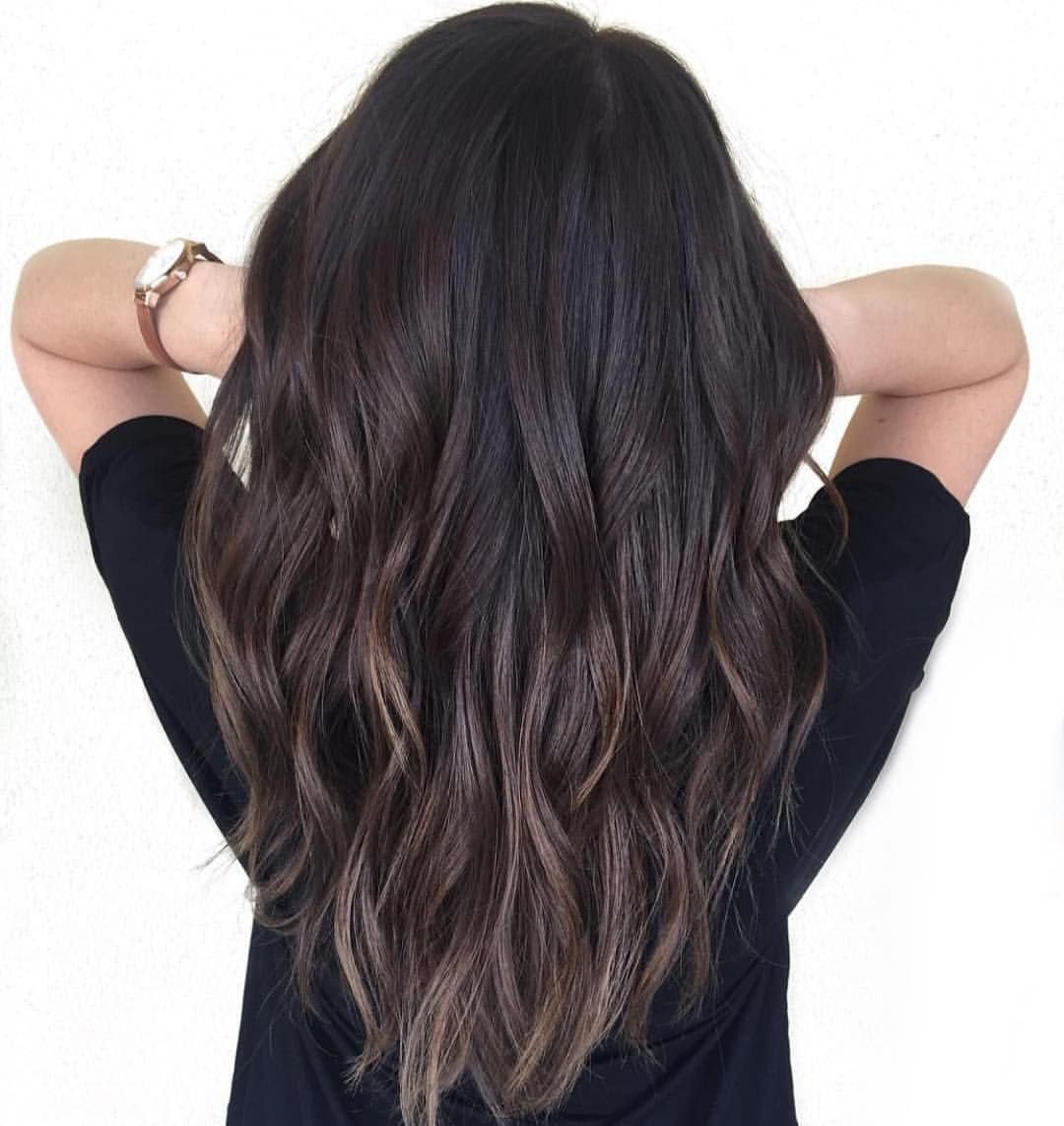 Каскад на тёмные волосы и Лисий хвост