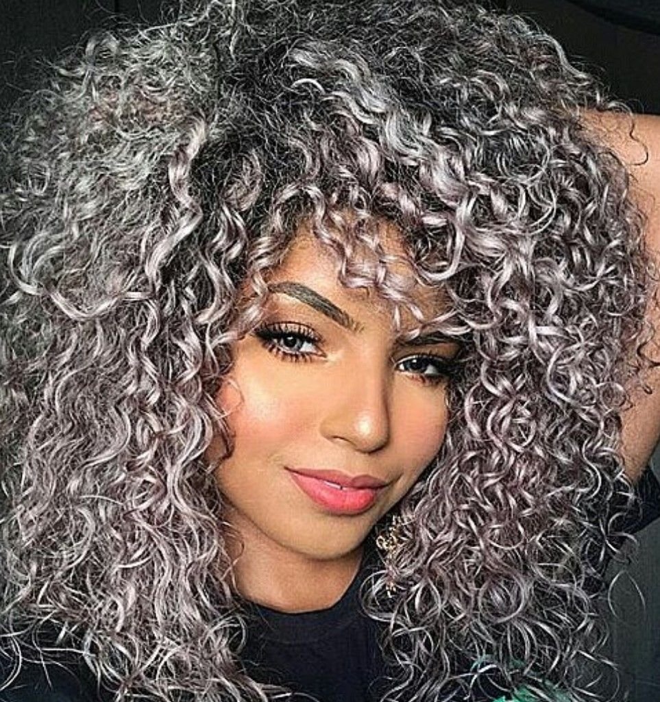 Мелирование на кудрявых