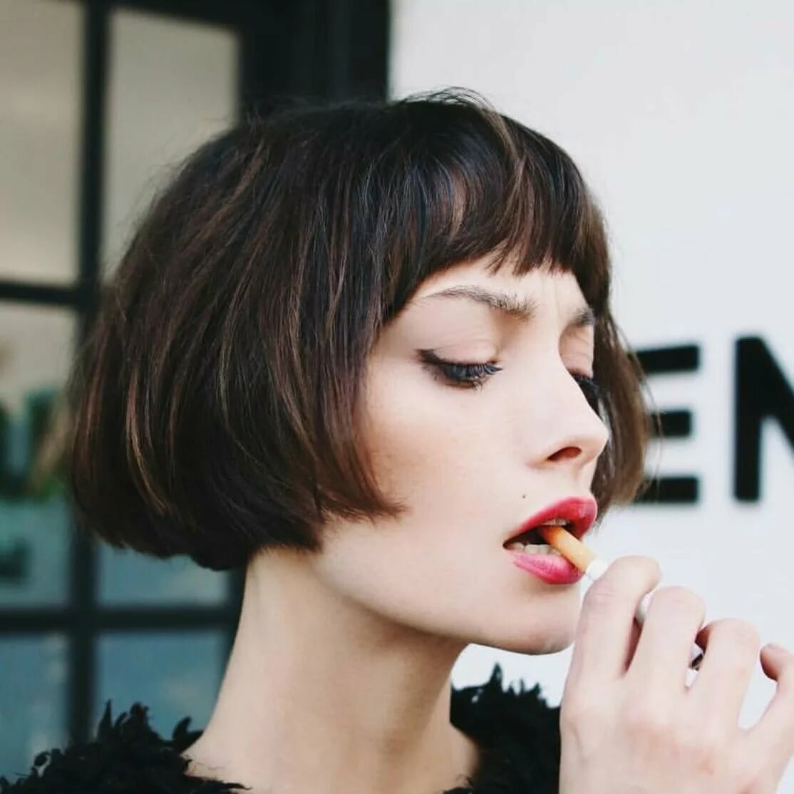 French girl hair стрижка