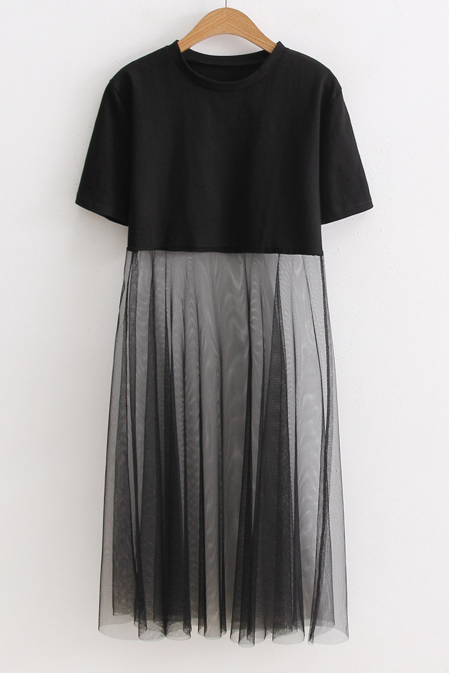 Футболка с фатином