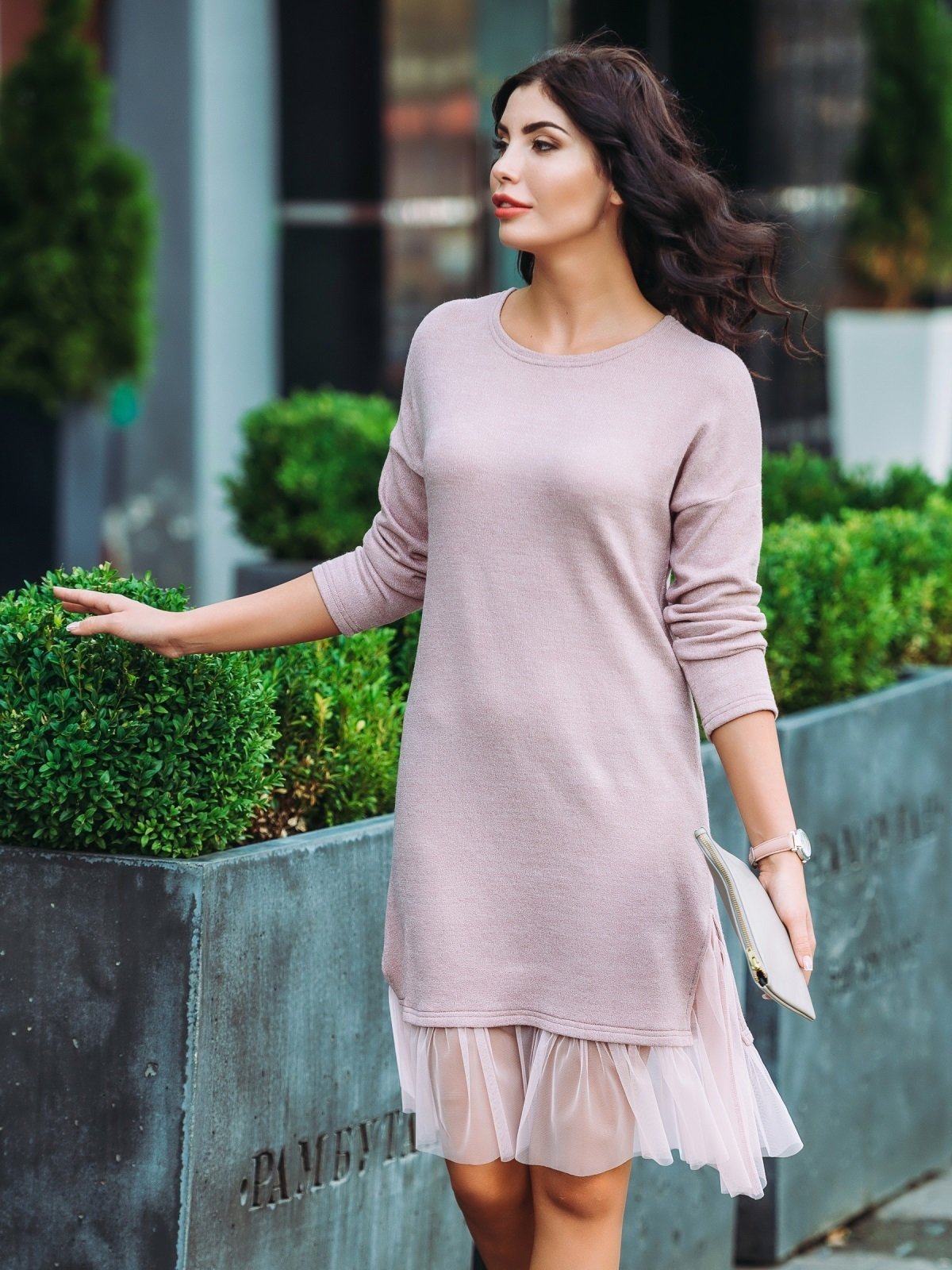 Стильные платья из трикотажа