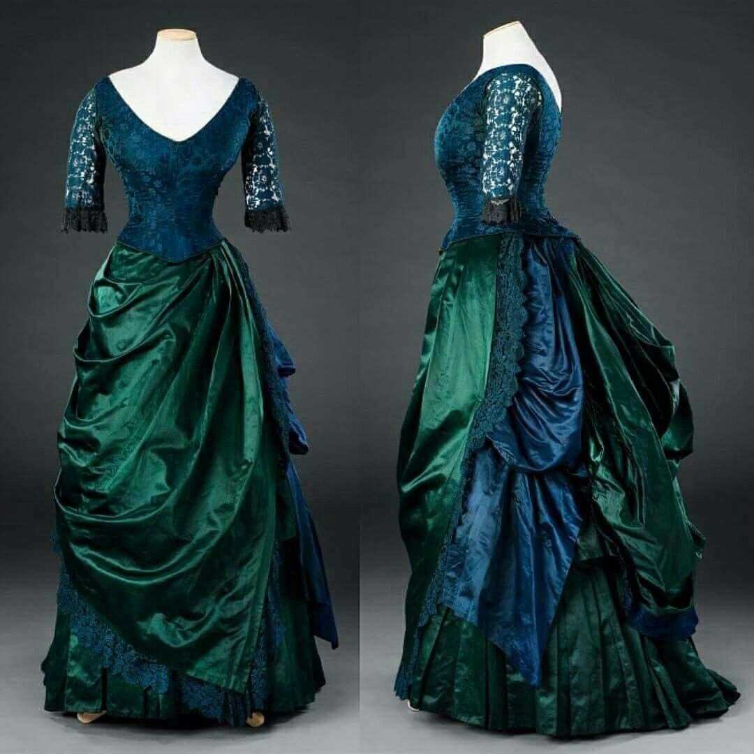 Бальное платье 19 века викторианской эпохи