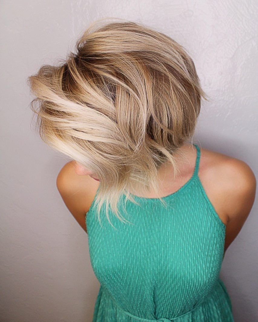 Волосы блонд на короткие волосы