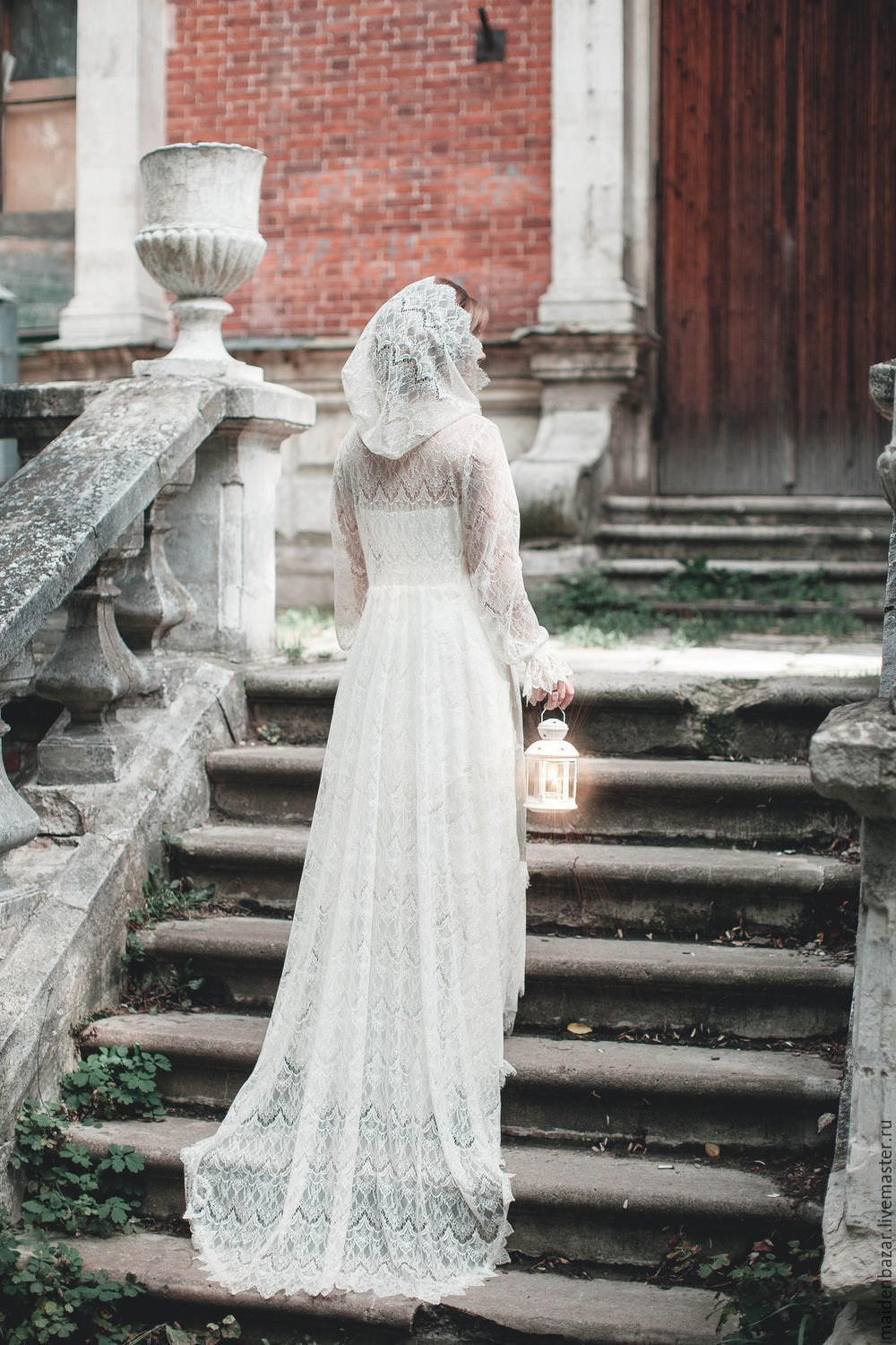 Накидка на свадебное платье