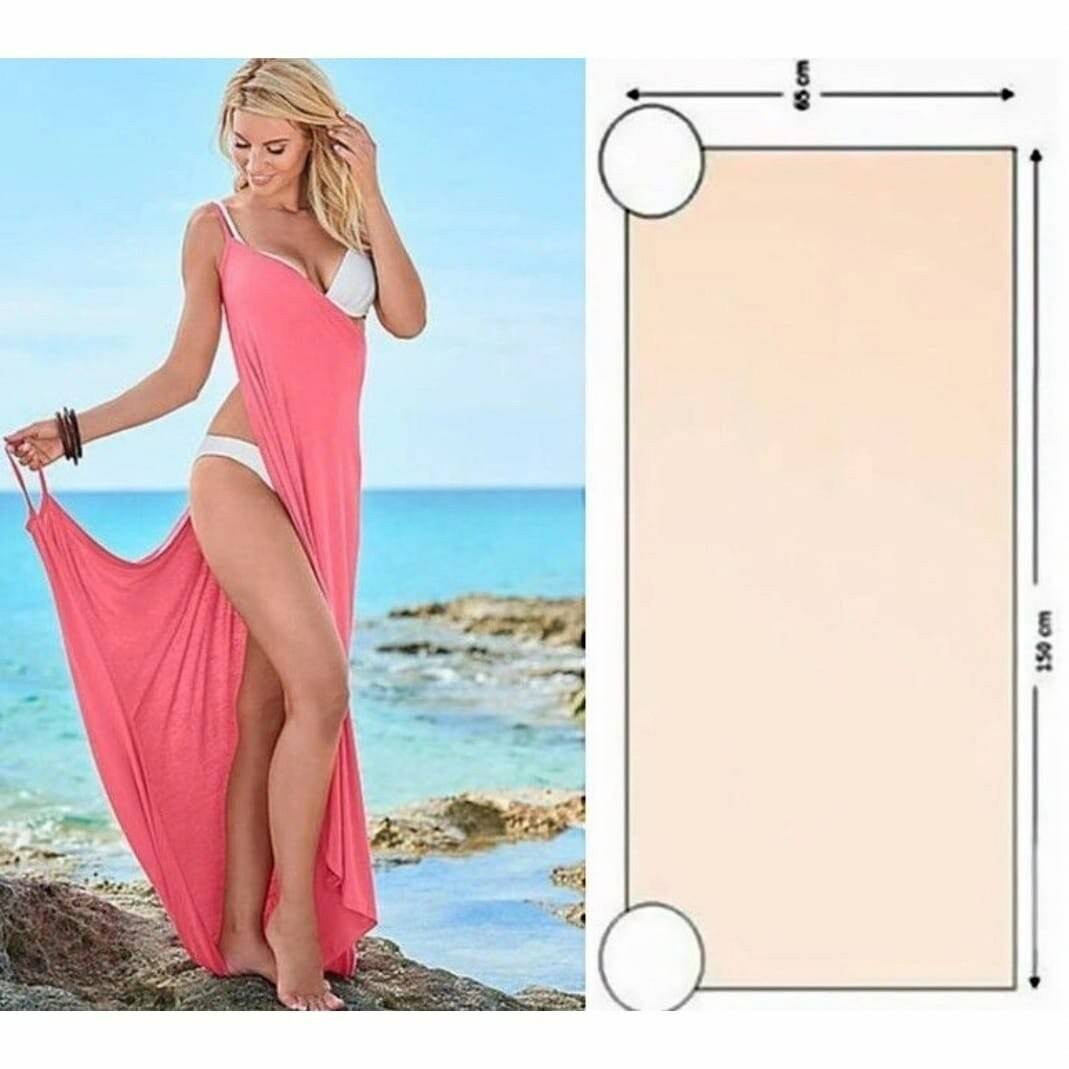 Парео на бретелях