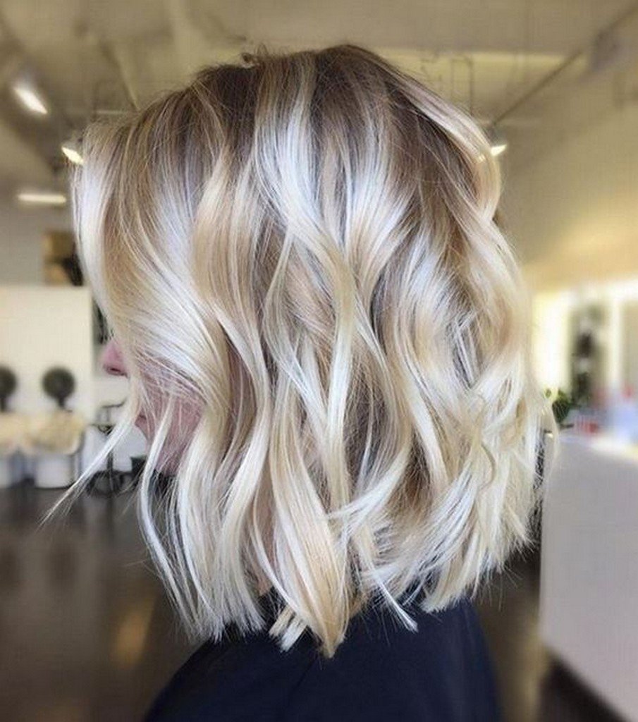 Балаяж шатуш каре светлые